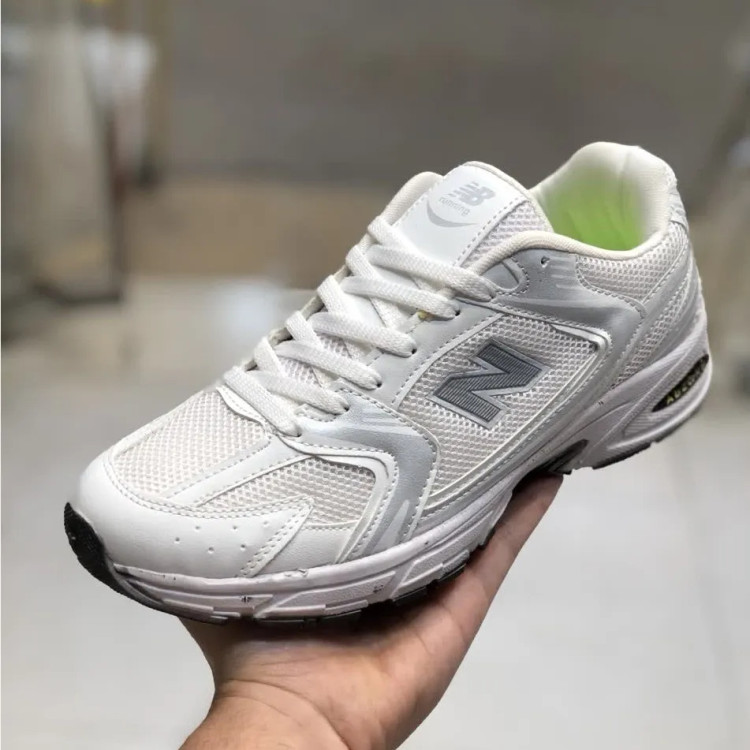 کفش نیوبالانس 530 مردانه تمام سفید