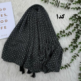 شال نخی طرحدار برشکا مدل جیوانچی کد 1349 قواره 200x85 بدون آبرفت و چروک