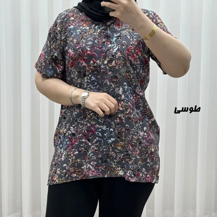 تیشرت نخی مدل پاپیا کد Q1791
