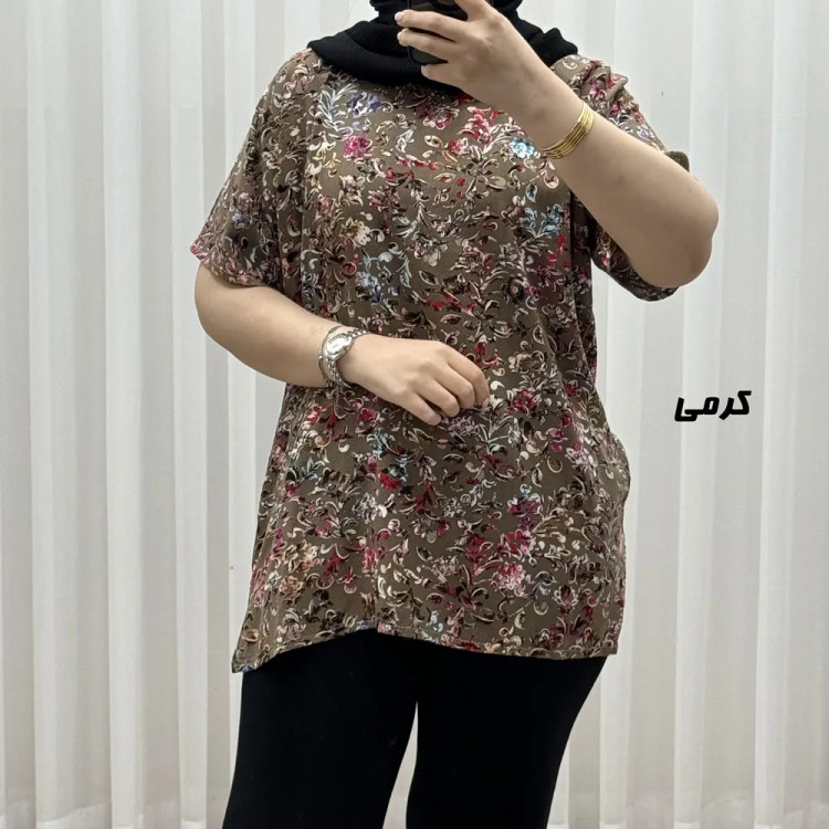 تیشرت نخی مدل پاپیا کد Q1791