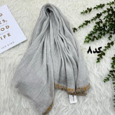 شال ساده وارداتی کد 983 بدون آبرفت و رنگ رفت و چروک