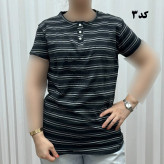 تیشرت نخی پنبه H&M جلودکمه کد 1164 چهارفصل زنانه و دخترانه تنخور راحت سایزبندی کامل