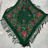 شال نخی ترکمن کد 1665 وارداتی ترکیه قواره 140-150 سانت چهار فصل بدون چروک