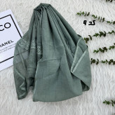 شال نخی وارداتی دستک دانتل لمه قواره 220 در 70 سانتیمتر