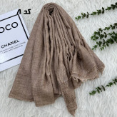 شال سوپرنخ کنفی قواره بزرگ 200 در 105 سانتیمتر بدون پرز و سر خوردن