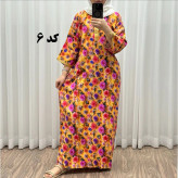 پیراهن نخی سه بعدی طلاکوب فلور بوگاتی فری سایز تا 52 زنانه کمربنددار چهارفصل شیک