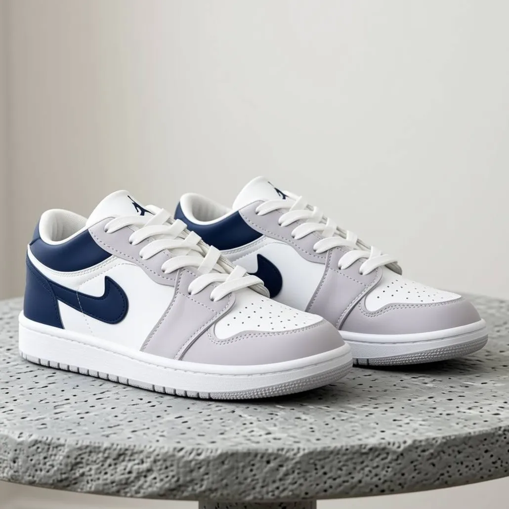 نایک جردن nike jordan  طوسی سرمه ای