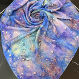روسری نخی کاستوم طرح ساحل قواره 110