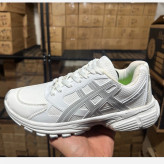 کفش کتانی مردانه اسیکس مدل ایربولینگ رنگ سفید طوسی سایز 41 تا 44