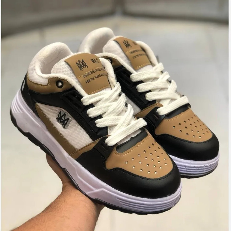 کفش لژدار مردانه مدل امیری رنگ سفید مشکی سایز 41 تا 44