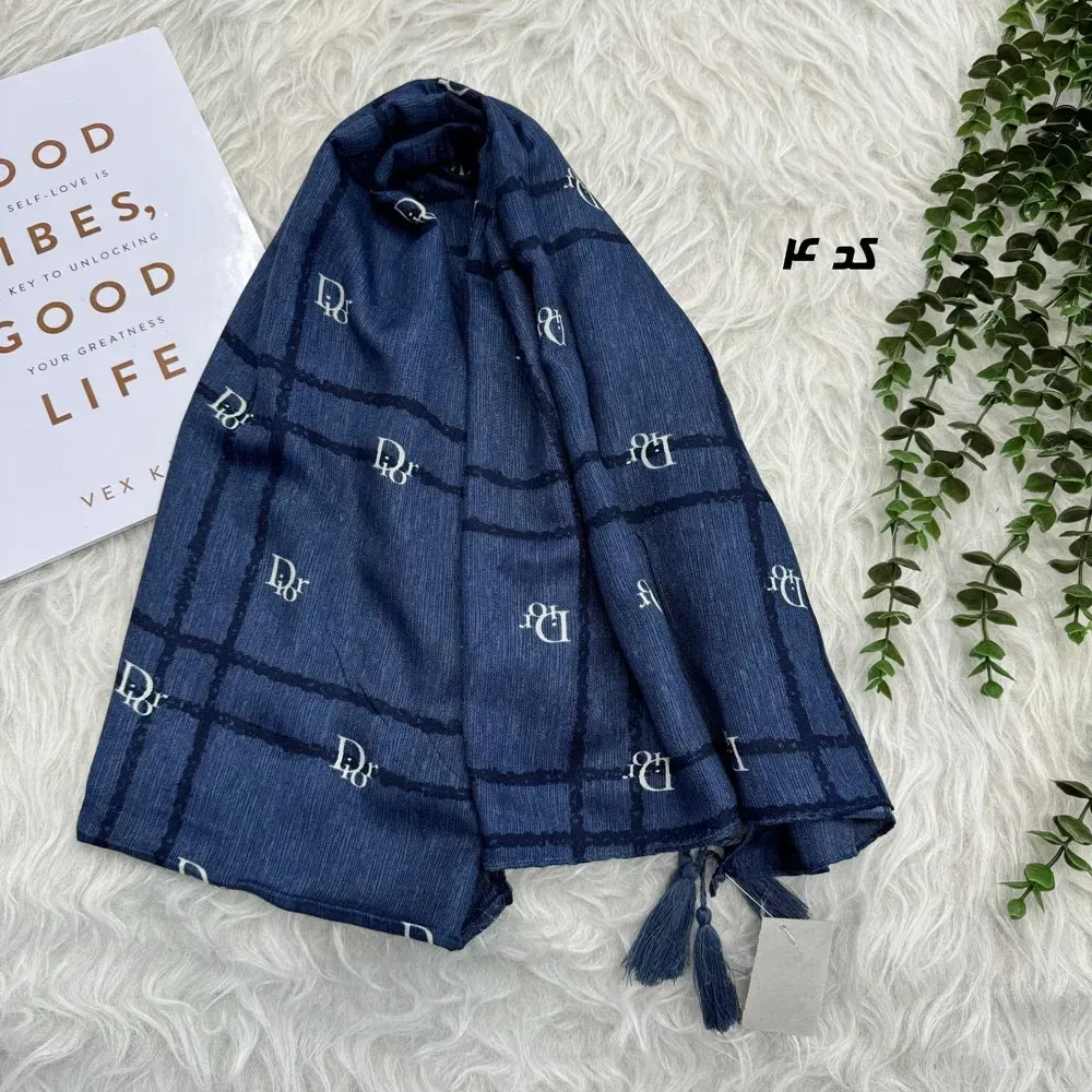 شال نخی طرح دیور قواره 180 در 65 سانتیمتر