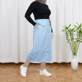دامن ژاکارد مجلسی زنانه و دخترانه فری سایز مناسب تا سایز 44
