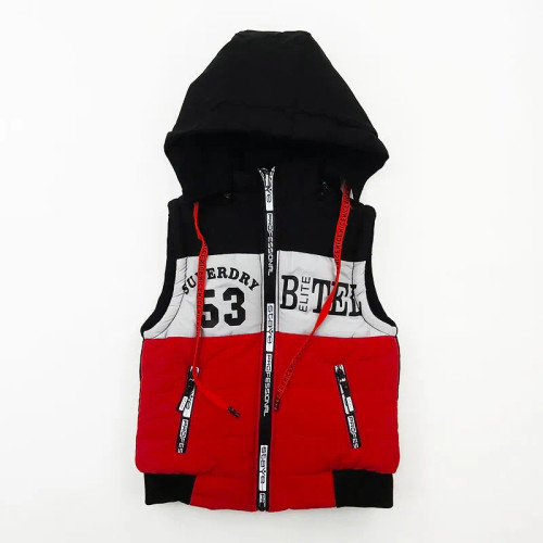 پافر پسرانه دورو شمعی و پنبهای کلاه دار کد 10649