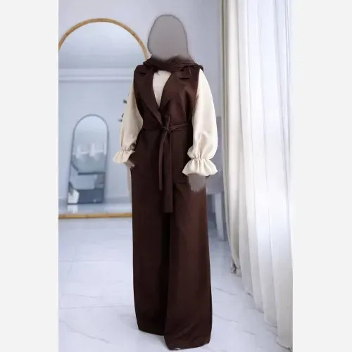 ست 3 تیکه زنانه مدل ماهک جنس مازراتی