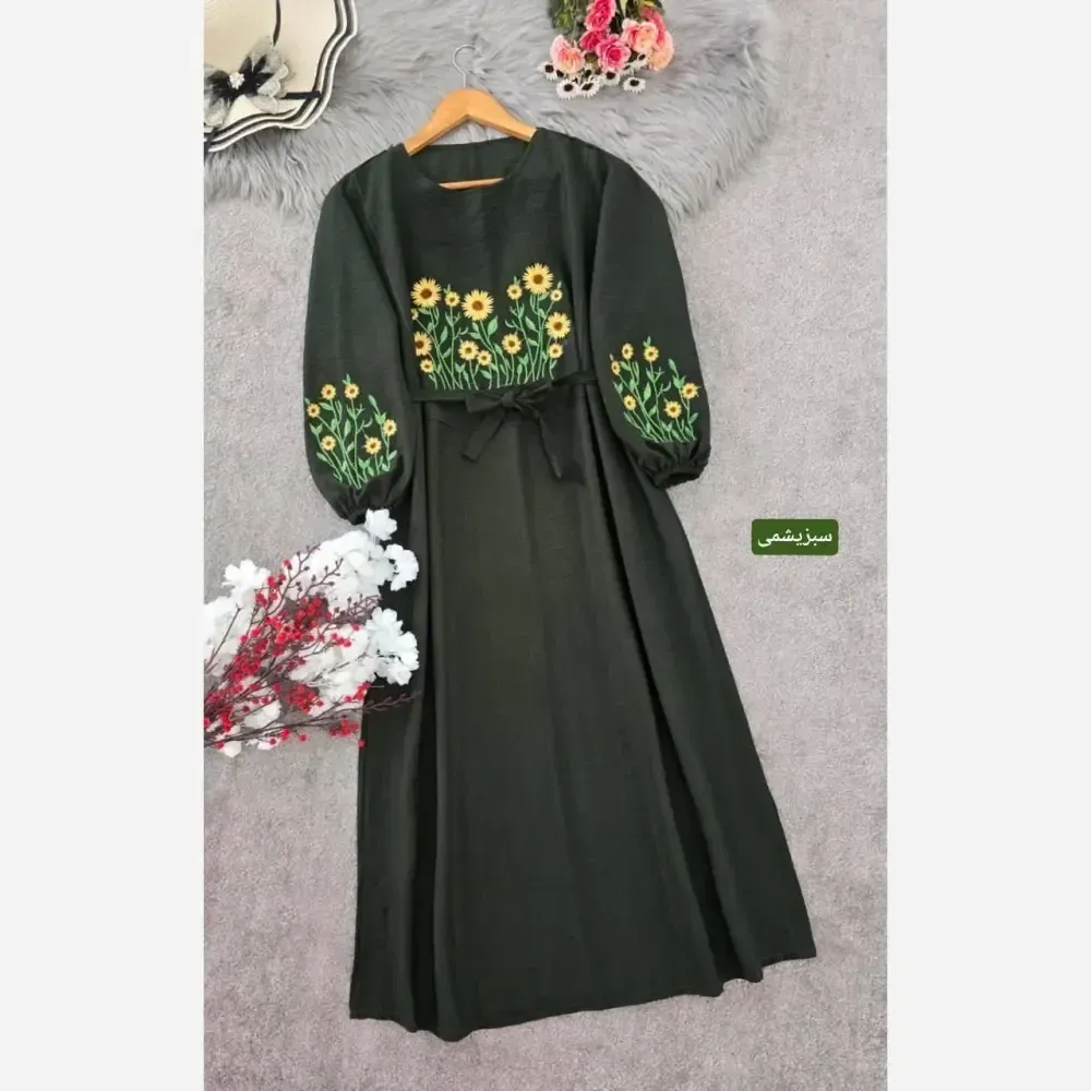 کفتان گلدوزی اروشا زنانه بابوس فری سایز قد 130-135
