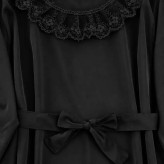 پیراهن عبایی محبوبه الیزه گیپور یقه و سر آستین فری سایز قد 130 زنانه